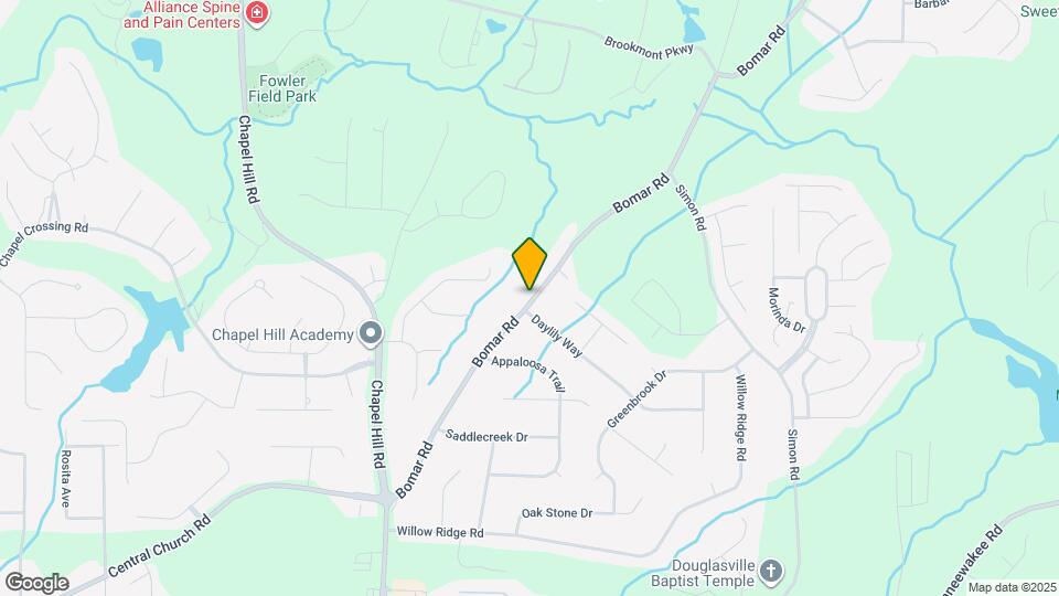 3619 Bomar Rd Map and Location Details