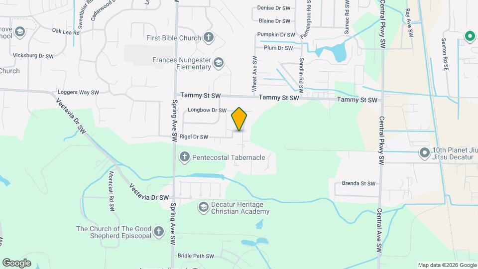 701 Rigel Dr SW Map and Location Details