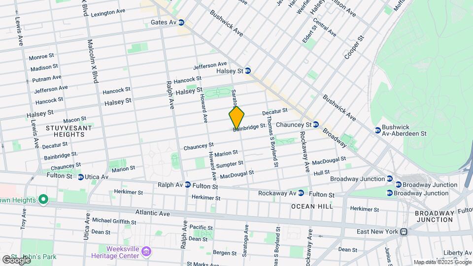128 Saratoga Ave Map and Location Details
