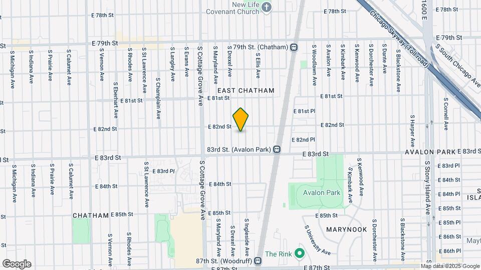 8214-8216 S Ingleside Ave Map and Location Details