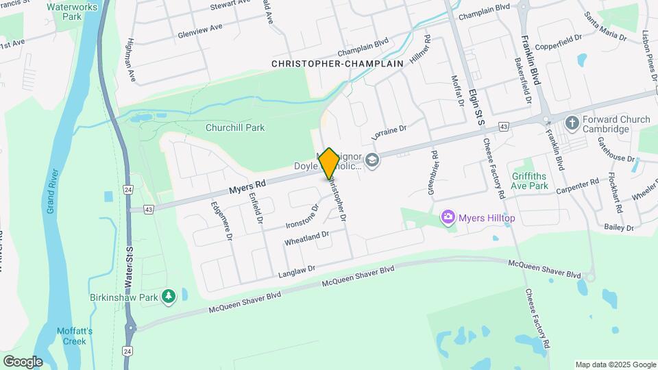 276 Christopher Dr Map and Location Details