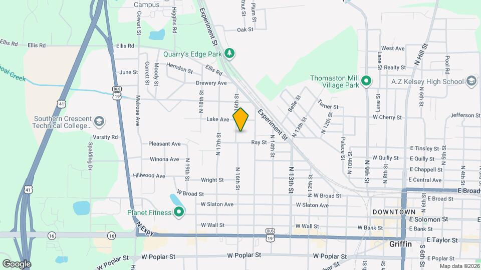 408 N 16th St Map and Location Details