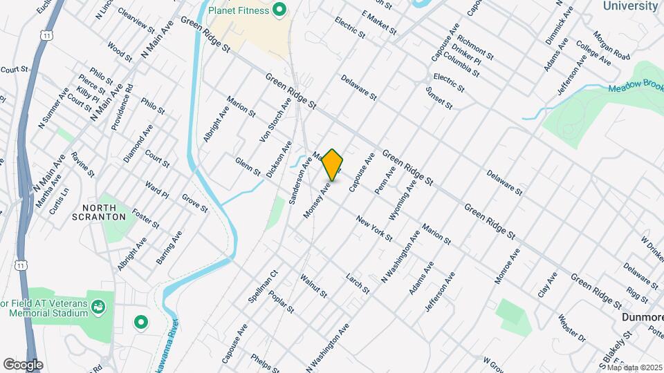 1418 Monsey Ave Map and Location Details