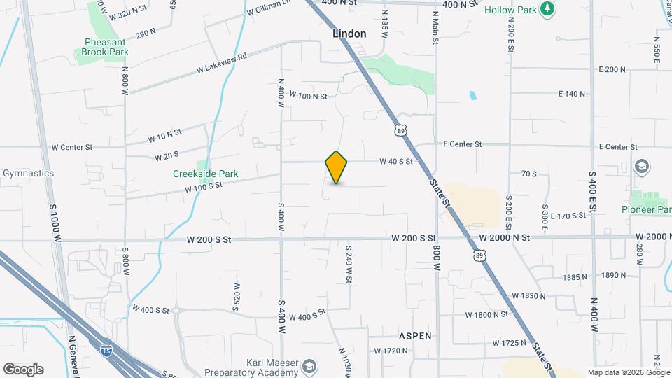 279 W 110 S, Unit Unit 1 Map and Location Details