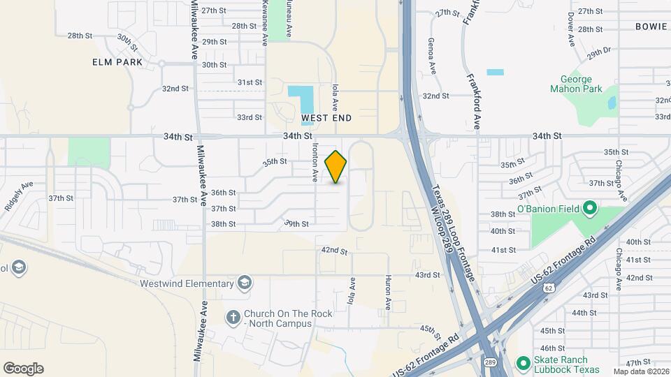 6108 37th St Map and Location Details