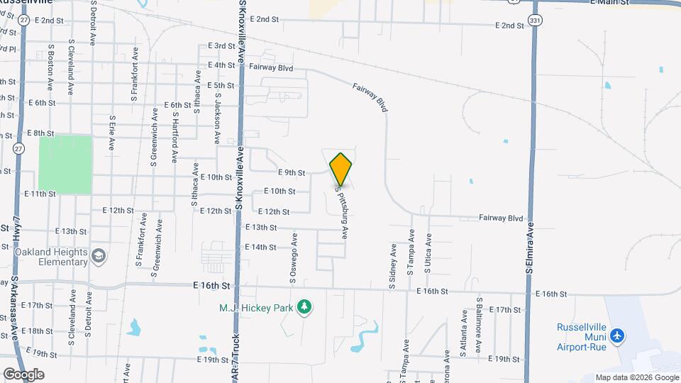 808 S Pittsburg Ave Map and Location Details