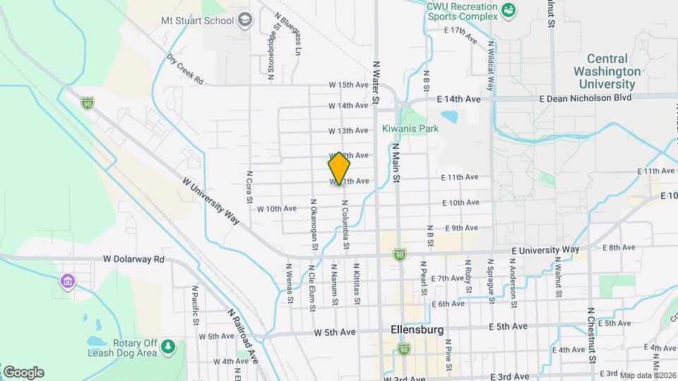 1005 N Columbia St Map and Location Details