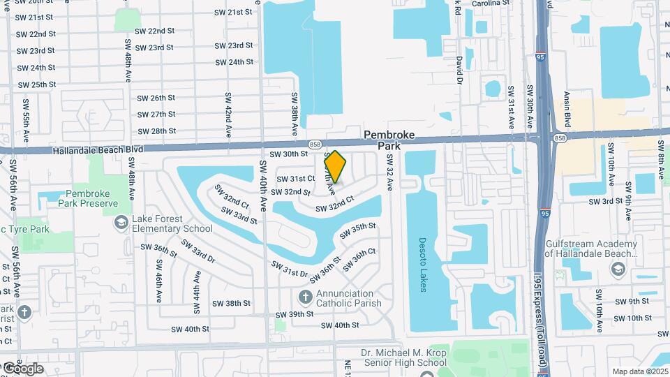 3151 SW 37th Ave Map and Location Details