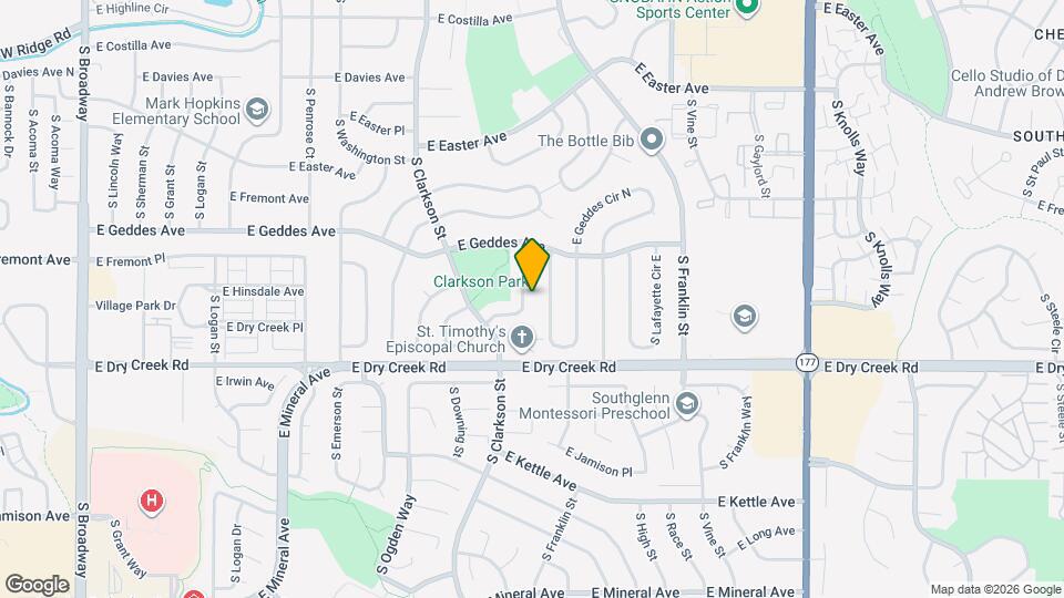 7396 S Ogden Way, Unit 1050 Map and Location Details