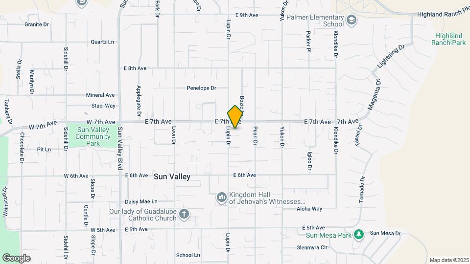 5682 Lupin Dr Map and Location Details