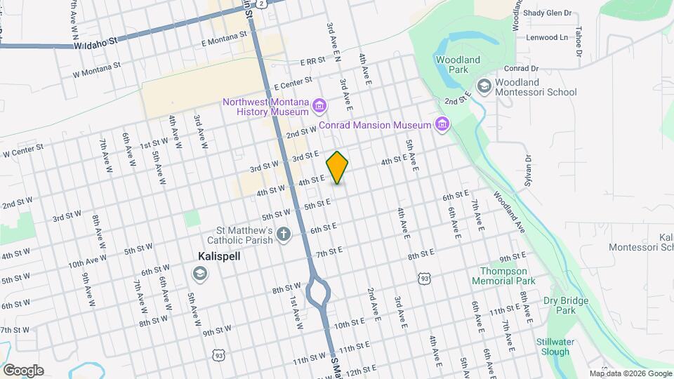 426 1/2 2nd Ave E Map and Location Details