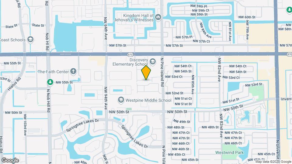 8972 NW 54th St Map and Location Details