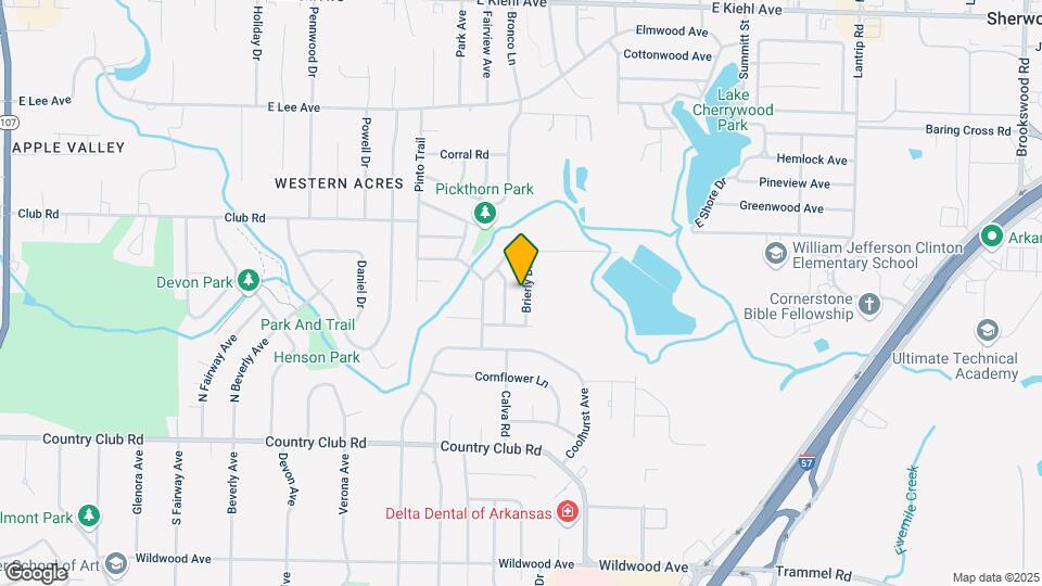 615 Brierly Dr Map and Location Details