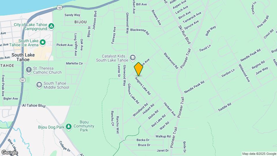1291 Angora Lake Rd Map and Location Details