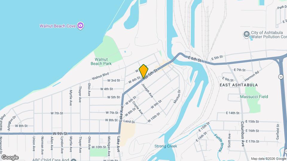 1318 Bridge St, Unit upper Map and Location Details