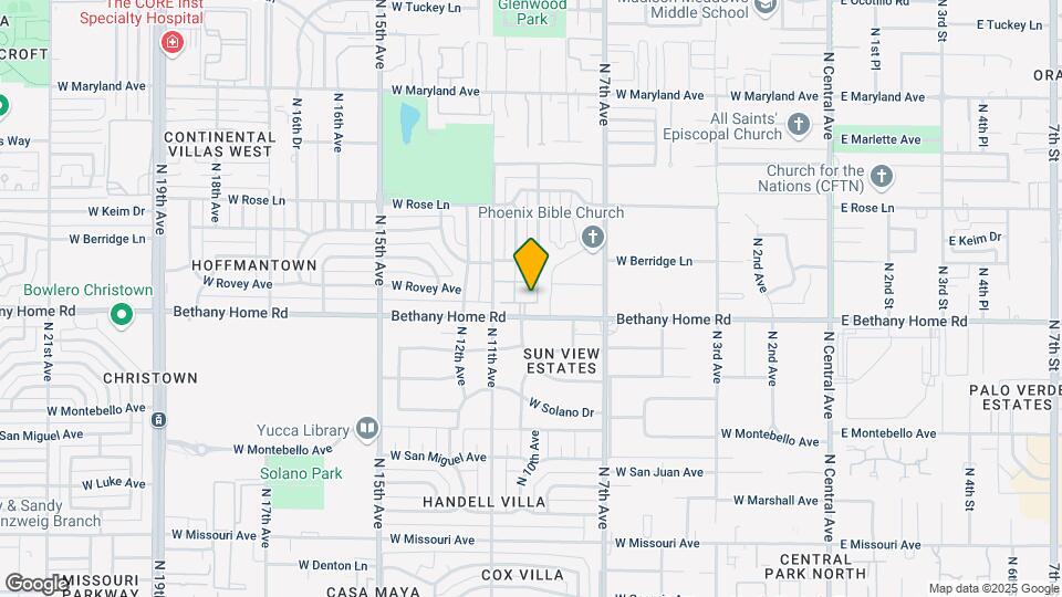 916 W Solcito Ln Map and Location Details
