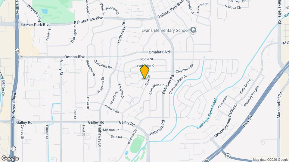 1329 Soaring Eagle Dr Map and Location Details