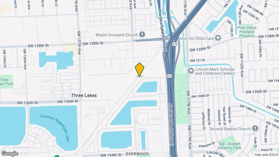 13348 SW 122nd Ave Mapa y Detalles de la Ubicación