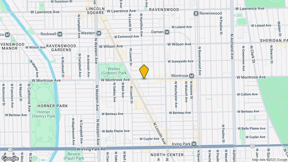 2113 W Montrose Ave Map and Location Details