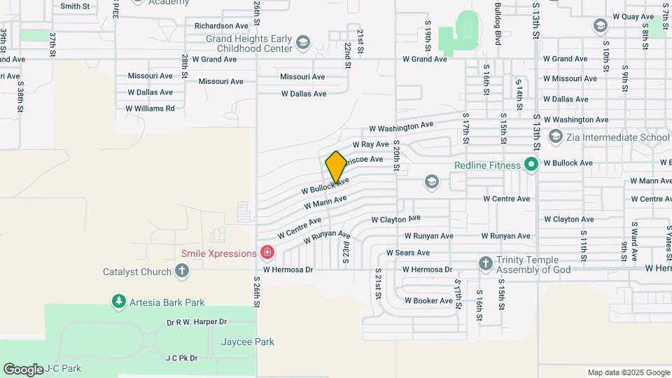2305 W Bullock Ave Map and Location Details