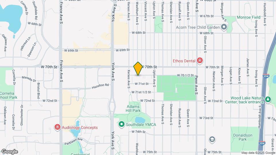 1 W 70th St Map and Location Details