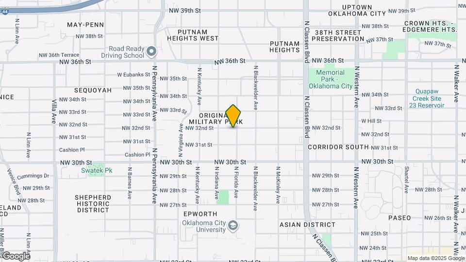 1704 NW 32nd St Map and Location Details