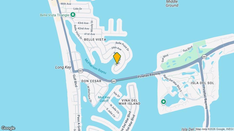 3665 Belle Vista Dr E Map and Location Details