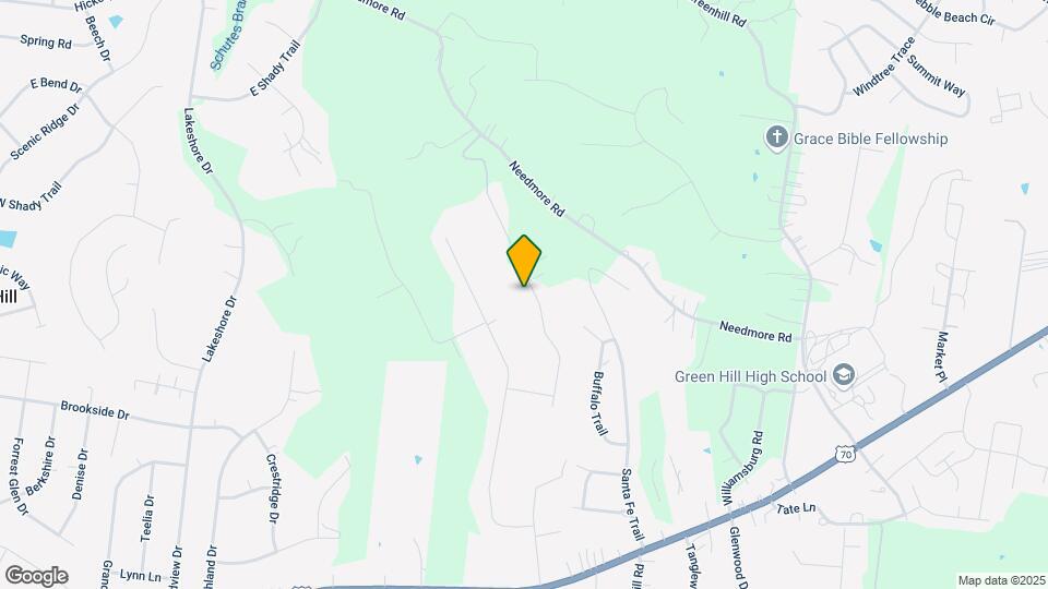 539 Glen Echo Dr Map and Location Details