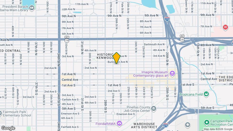 3 Bed/1 Bath Map and Location Details