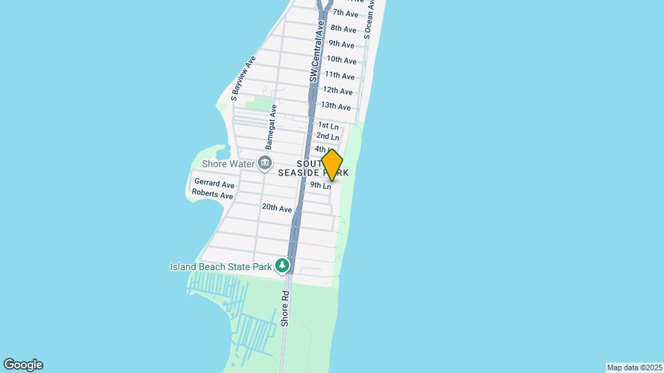 2108 S Ocean Ave Mapa y Detalles de la Ubicación