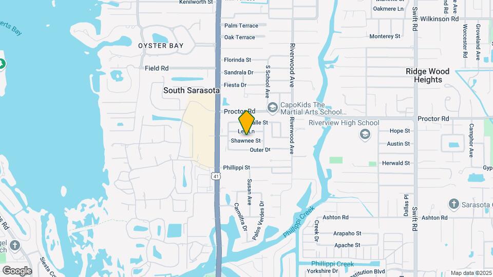 2127 Shawnee St Map and Location Details