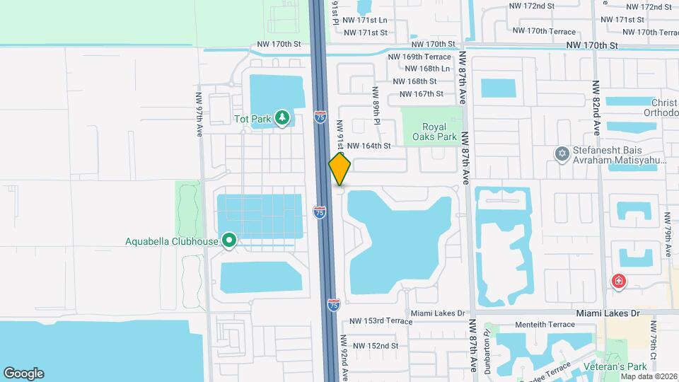 9143 NW 161st St Map and Location Details