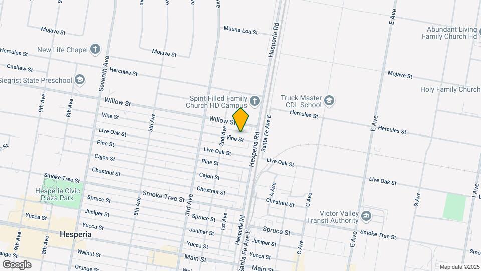16570 Vine St Mapa y Detalles de la Ubicación