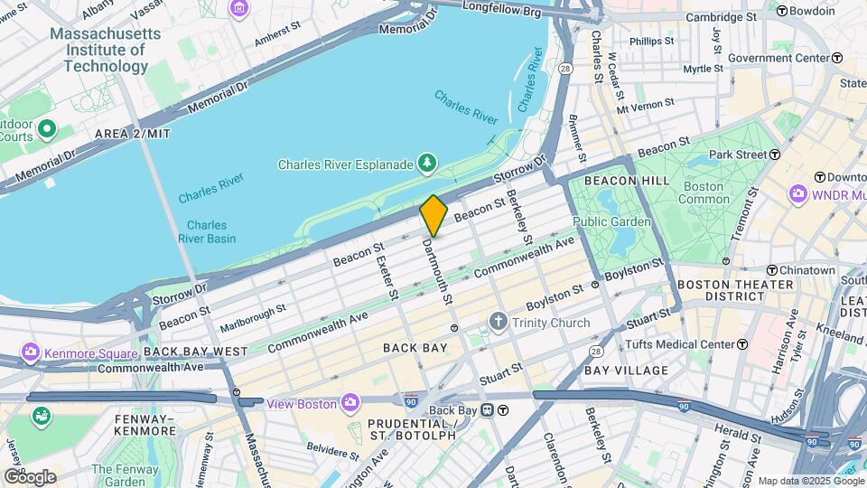 319 Dartmouth St, Unit 3 Map and Location Details