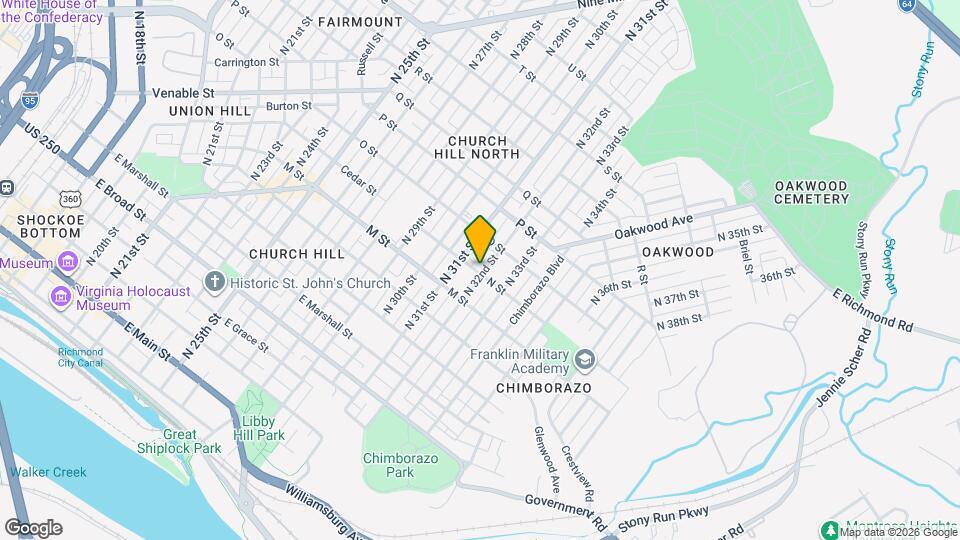 3120 N St Map and Location Details