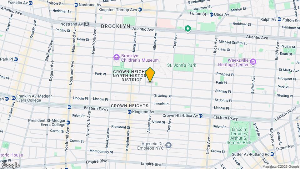 1187 Sterling Pl Mapa y Detalles de la Ubicación