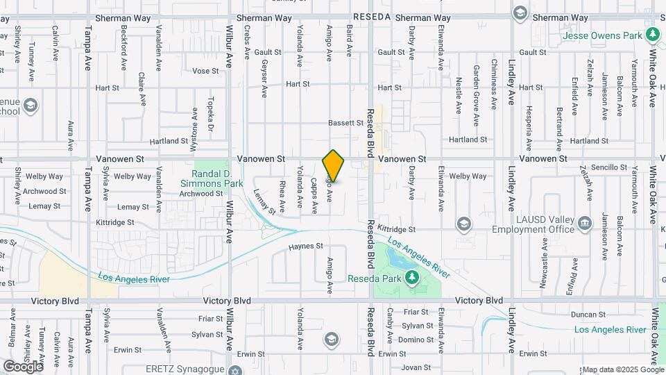 6714 Amigo Ave Map and Location Details