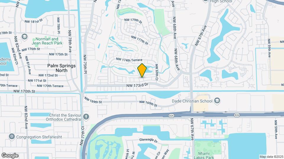 6965 NW 173rd Dr Mapa y Detalles de la Ubicación