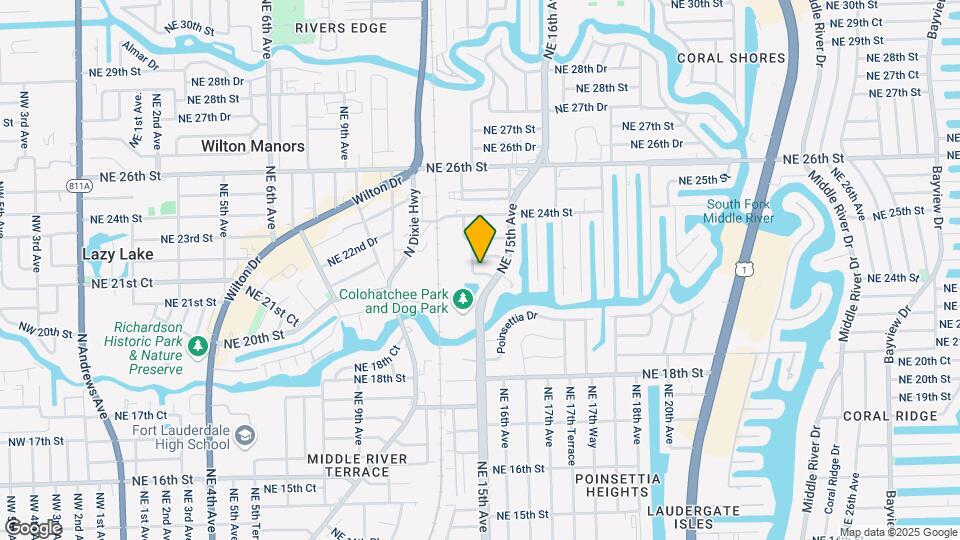 1405 NE 21st St Map and Location Details