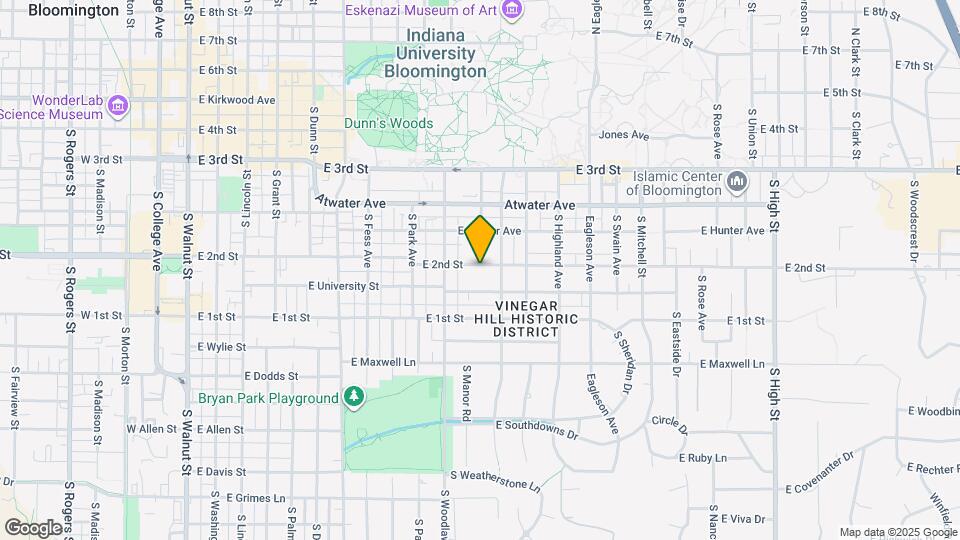 1004 E 2nd St Map and Location Details