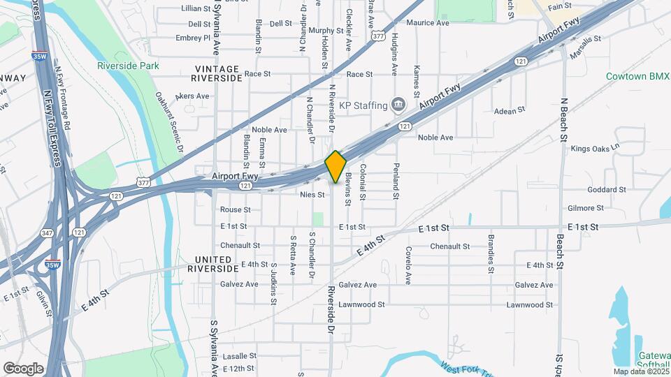 202 N Riverside Dr Map and Location Details