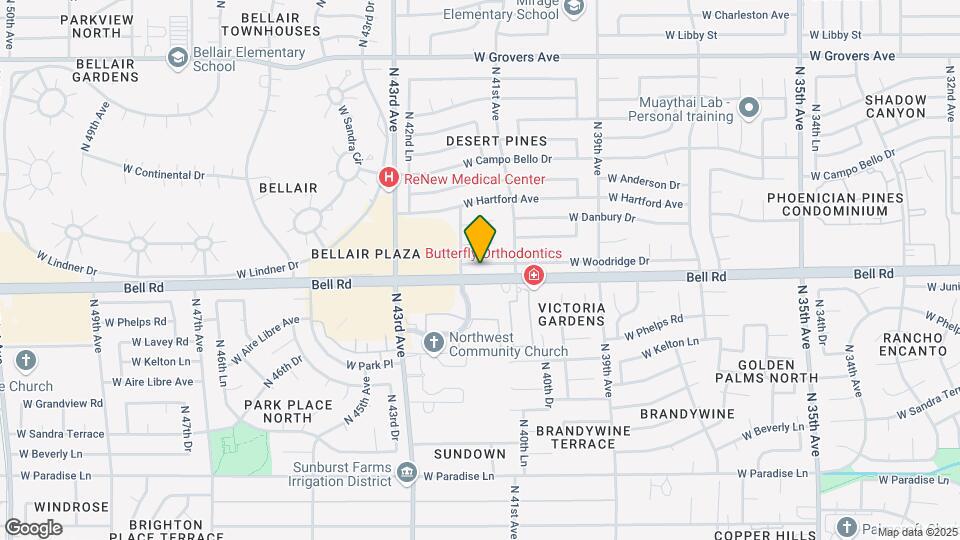 4137 W Woodridge Dr Map and Location Details