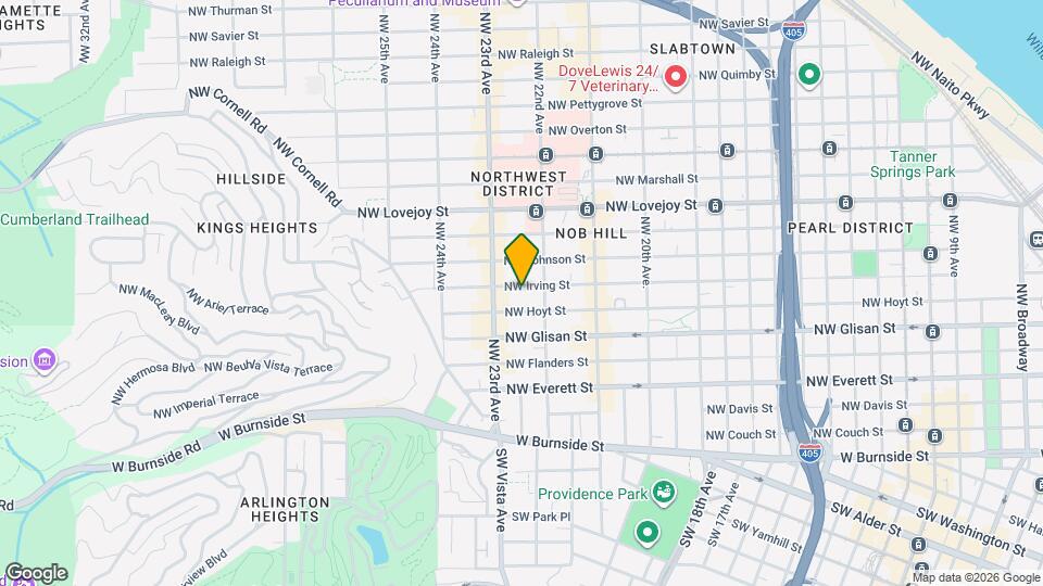 2242 NW Irving St Map and Location Details
