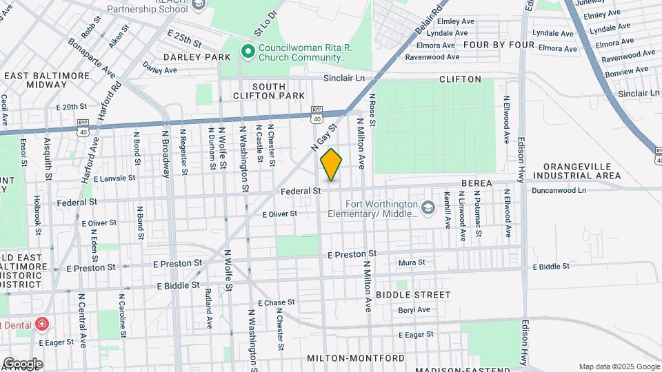 2310 Federal St Map and Location Details