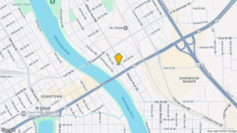 412 2nd St SE Map and Location Details