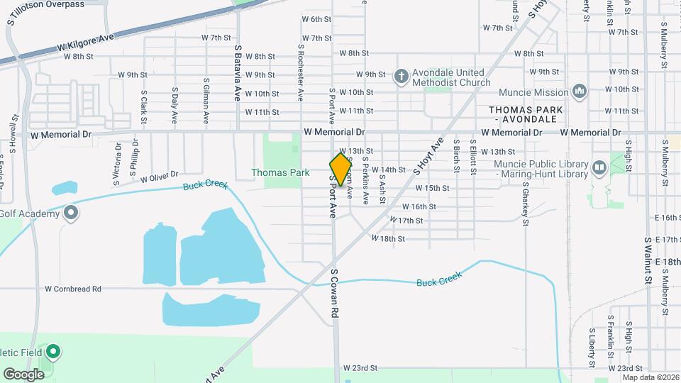 1613 W 15th St Map and Location Details