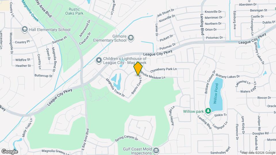 2207 Bayou Cove Ln Map and Location Details