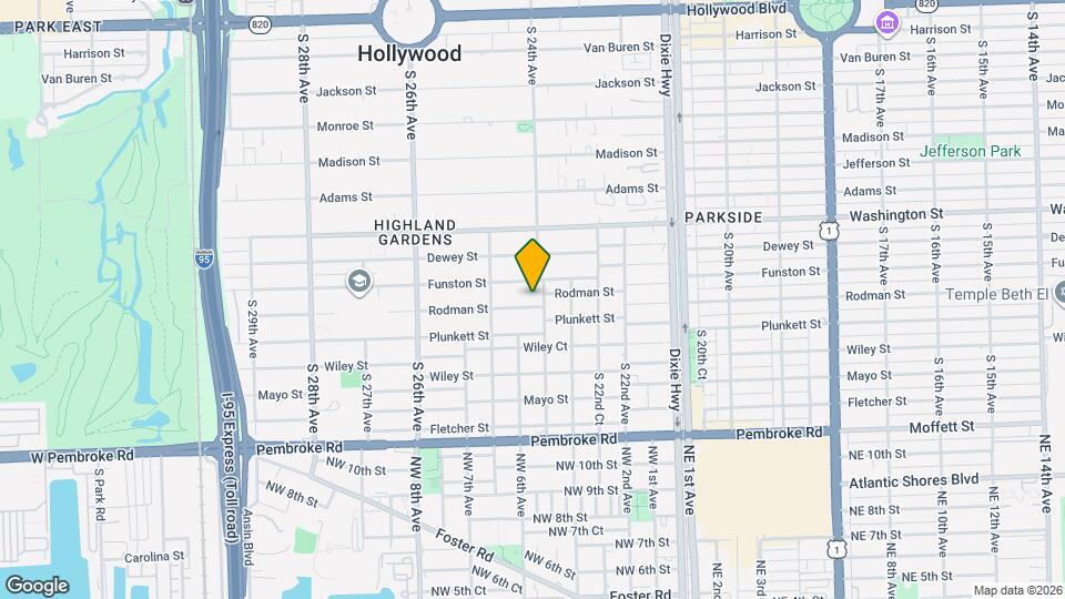 2411 Rodman St Map and Location Details