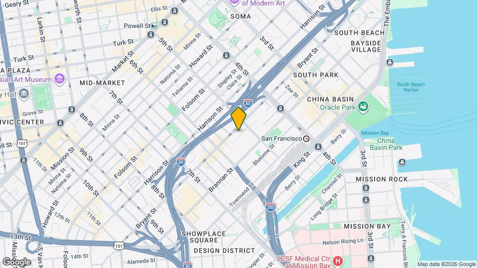731 Bryant St Mapa y Detalles de la Ubicación