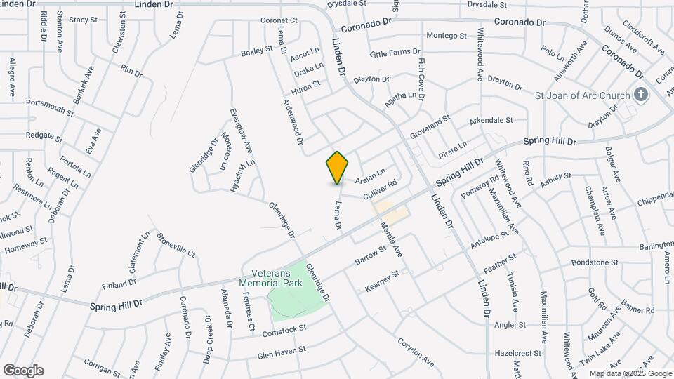 4116 Lema Dr Map and Location Details